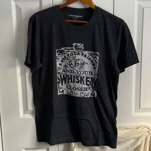 Lucky Brand Charcoal Graphic Tee for Men